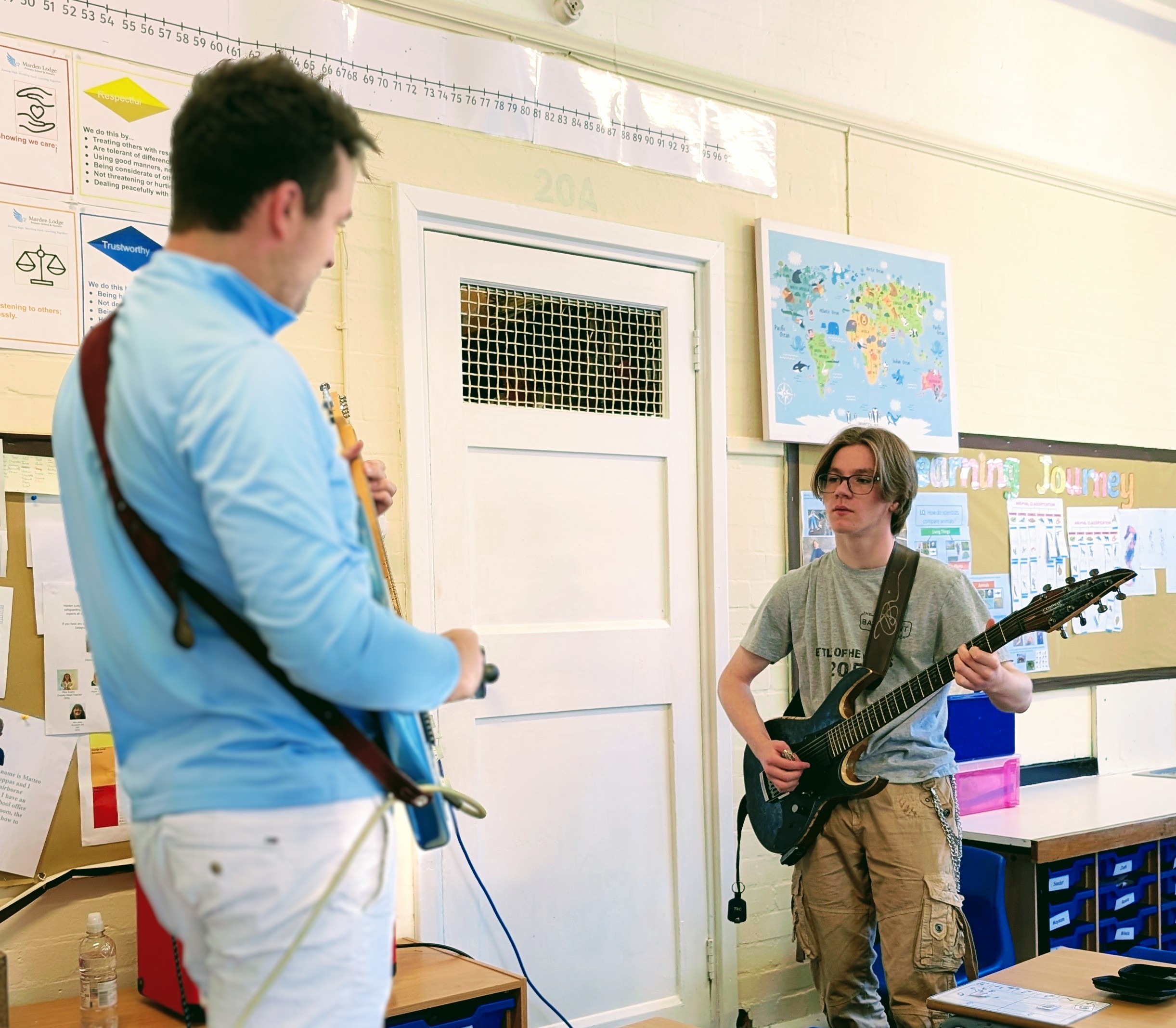 Interactive modern lesson delivery